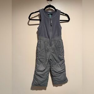 L.L. Bean Fleece Chest coldbuster Snow Bibs 3T